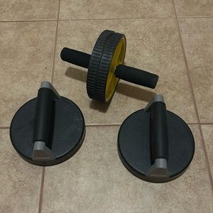Perfect push-up and ab wheel
